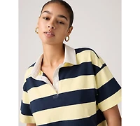 Levi's Women's Short-Sleeve Striped Polo-Shirt