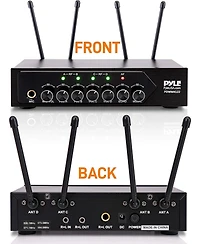 Pyle Uhf Wireless Microphone System with Bluetooth