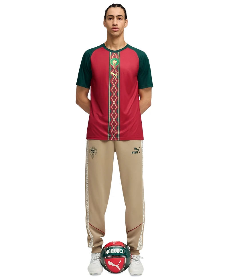 Puma Men's Regular and Big & Tall Morocco National Teams Short-Sleeve Jersey