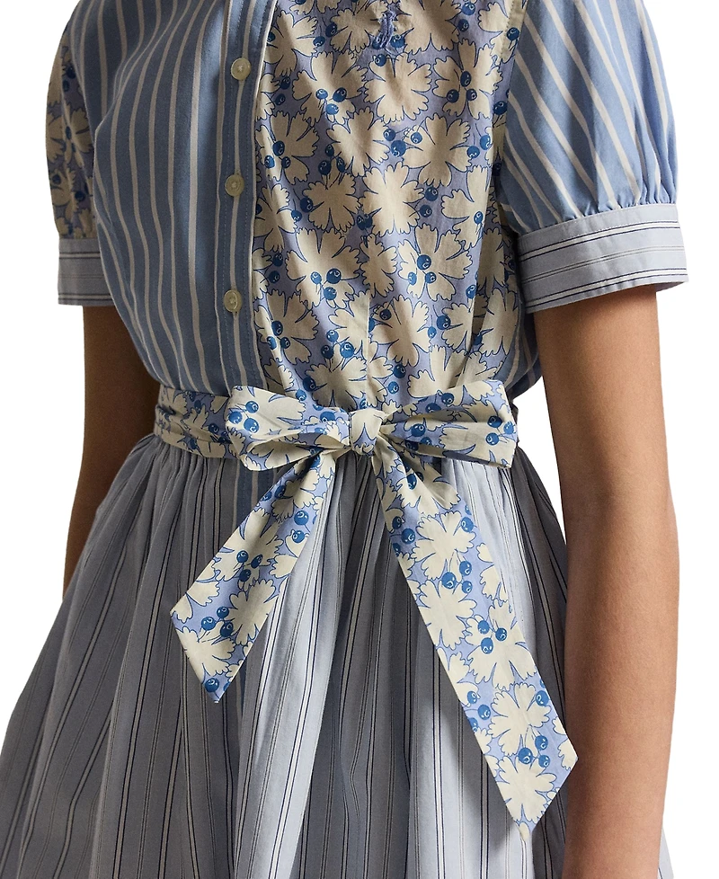 Polo Ralph Lauren Girls' 7-16 Short-Sleeve Shirt Dress