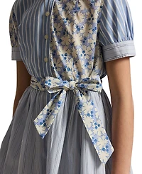 Polo Ralph Lauren Girls' 7-16 Short-Sleeve Shirt Dress
