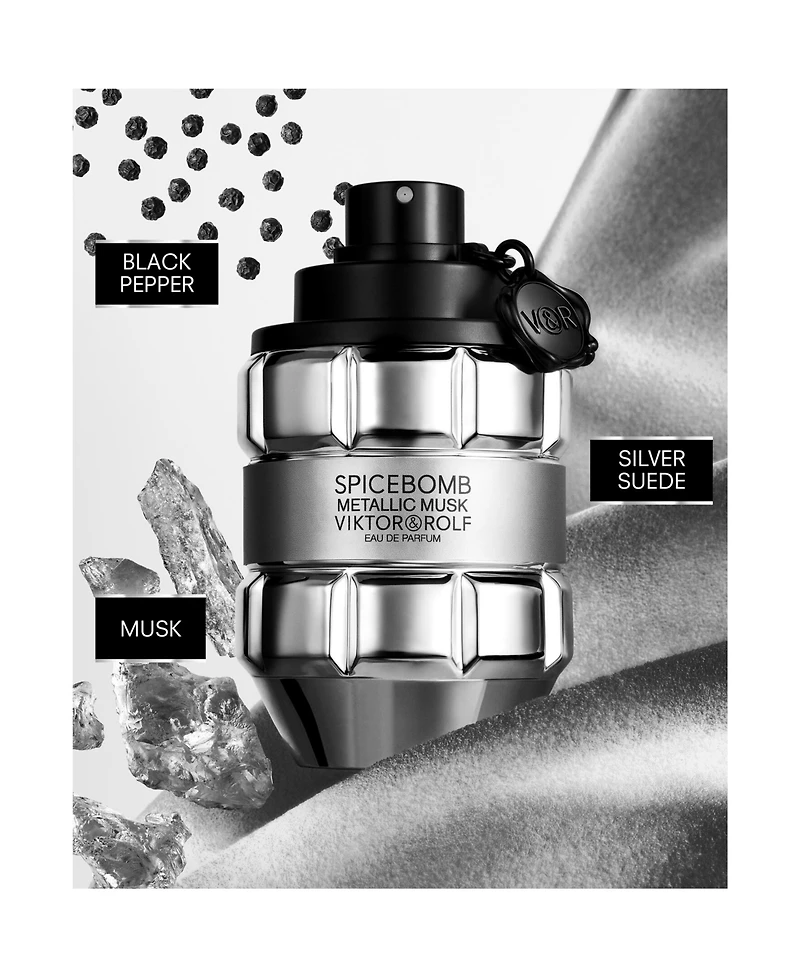 Viktor & Rolf Men's Spicebomb Metallic Musk Eau de Parfum, 3.04 oz.