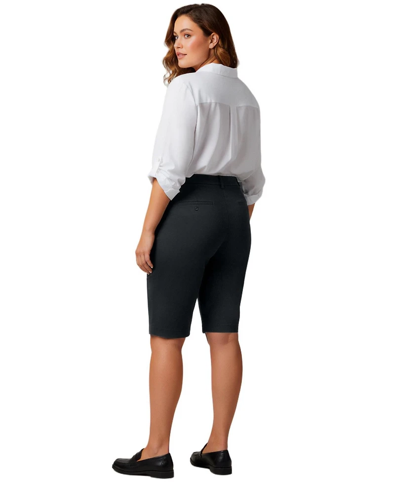 Avenue Plus Super-Stretch Pull-On Short