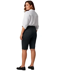 Avenue Plus Super-Stretch Pull-On Short