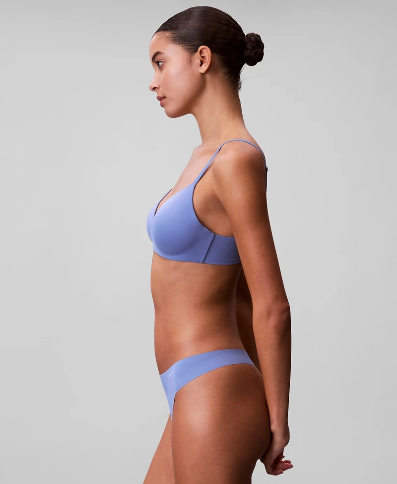 Calvin Klein Women's Invisibles Microfiber Stretch Thong Underwear D3428
