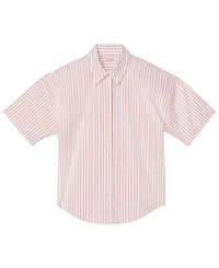Calvin Klein Women's Striped Short-Sleeve Pajama Shirt