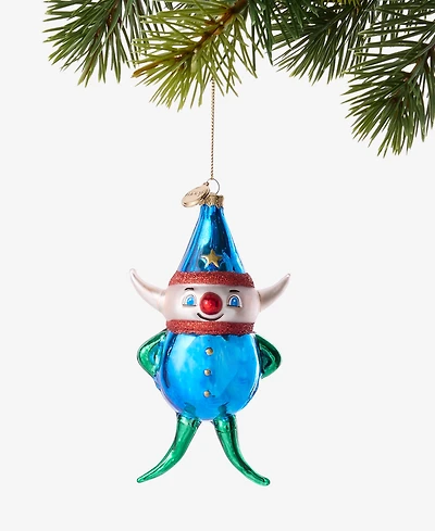 Macy's 100th Thanksgiving Day Parade Glass Elf Ornament, Macy's Exclusive