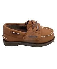 Sperry Toddler ( 4T to 10) Authentic Original Boat Shoes with Hook and Loop Closure