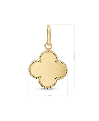 Devata Clover Pendant in 14K Gold