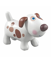 Haba Little Friends Dog Lucky - Pet Toy Figure with Doghouse and Wooden Bones