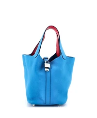 Pre-Owned HERMES Pm Eclat Picotin Lock Bag Clemence