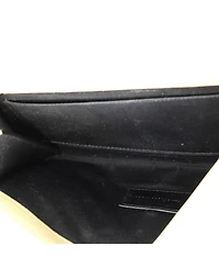 Pre-Owned Saint Laurent Classic Monogram Envelope Wristlet Clutch Mixed Matelasse Leather