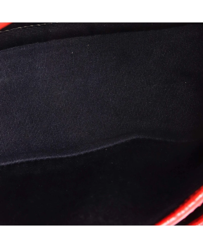 Pre-Owned Saint Laurent Baby Niki Chain Flap Bag Matelasse Chevron Leather