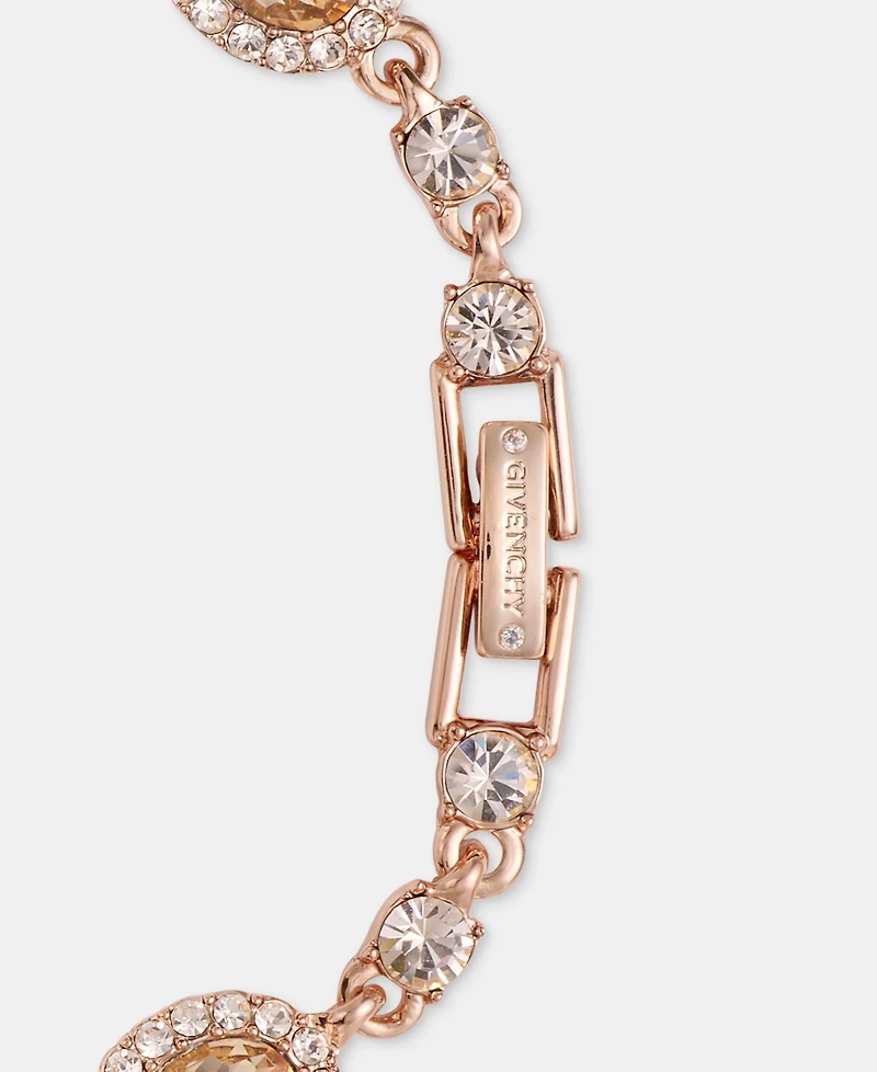 Givenchy Glass Stone Statement Station Flex Bracelet