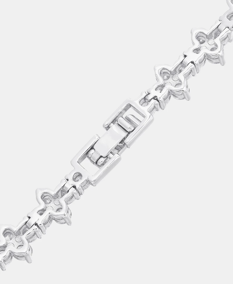 Givenchy Cubic Zirconia Tennis Flex Bracelet