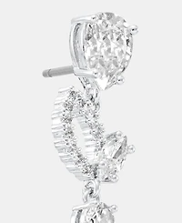 Givenchy Cubic Zirconia Linear Earrings