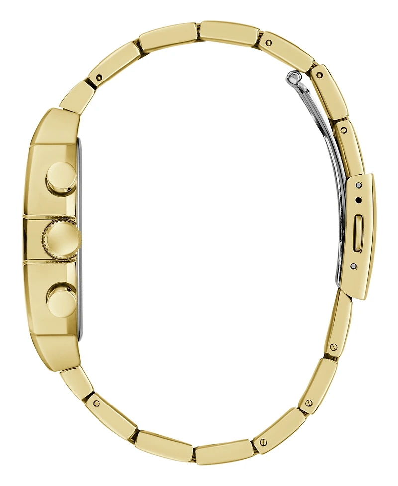 Guess Men's Gold-Tone Multi-Function Watch, 41mm