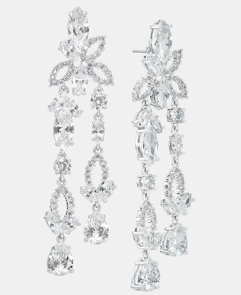 Givenchy Cubic Zirconia Viney Chandelier Earrings