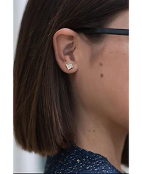 Classicharms Atlas Crystal Square Stud Earrings