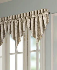 J Queen New York Romero Window Ascot Valance, 21" x 40"