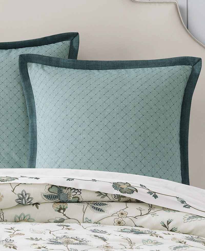 J Queen New York Blossom View Euro Sham, 26" x 26"