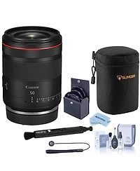 Canon Rf 50mm f/1.4 L Vcm Lens, Bundle with 67mm Filter Kit, Soft Lens Case, Cleaning Kit and Microfiber Cleaning Cloth