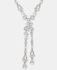 Givenchy Cubic Zirconia Lariat Necklace, 16" + 3" extender
