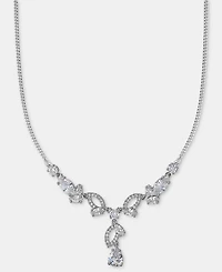 Givenchy Cubic Zirconia Lariat Necklace, 16" + 3" extender