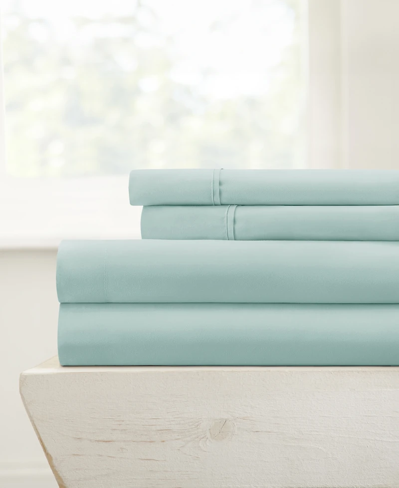 ienjoy Home Style Simplified 4-Pc. Sheet Set, Queen