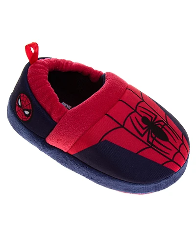 Spider-Man Toddler Marvel Dual Slippers Cozy Warm Soft Plush Indoor Wear Superhero Design SlipOn