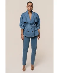 Jluxlabel Women's Double Breasted Jacket