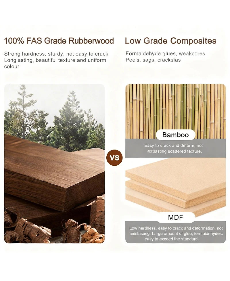 Yigii Portable Wood Clothing Rack with Hooks and Shelves