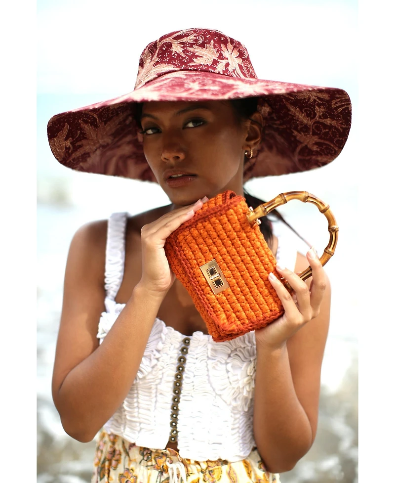 Brunna.co The Airmail Mini Crochet Handbag