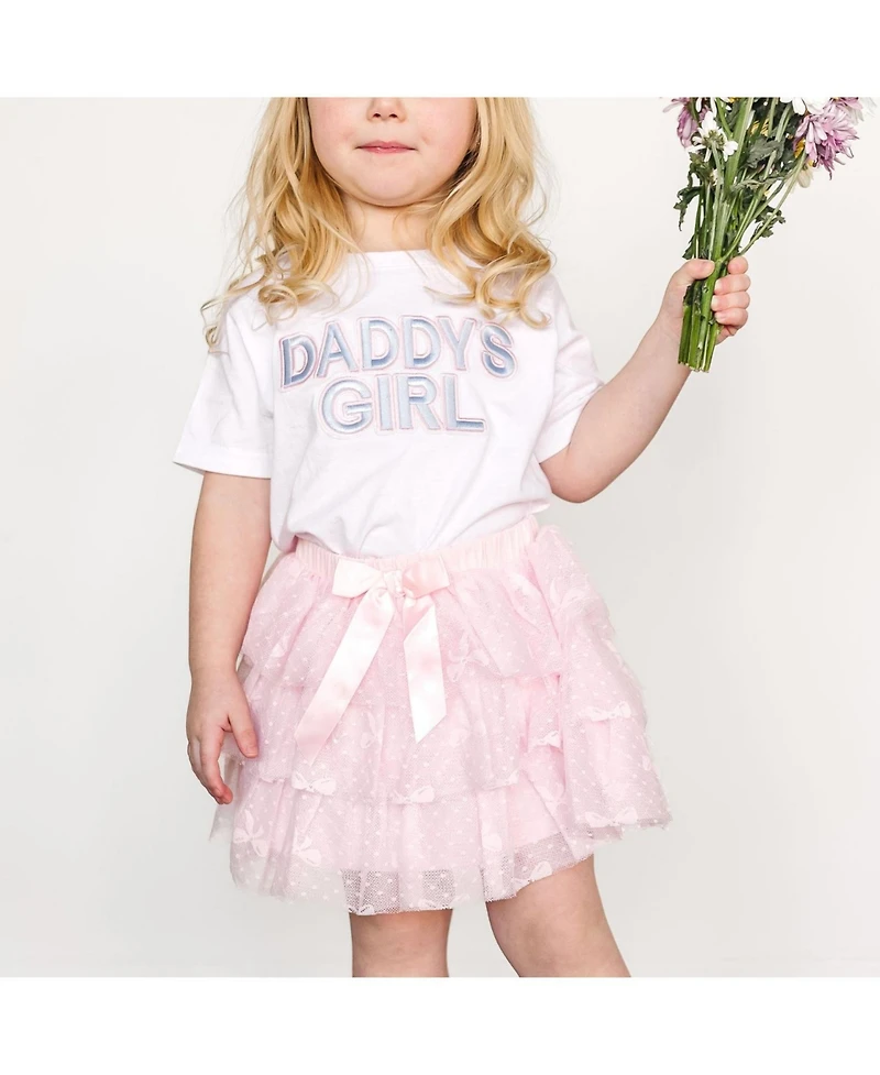 Sweet Wink Baby Girls Daddy's Patch Short Sleeve T-Shirt