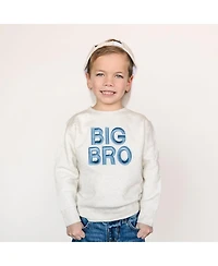 Sweet Wink Little Boys Big Bro Embroidered Patch Sweatshirt