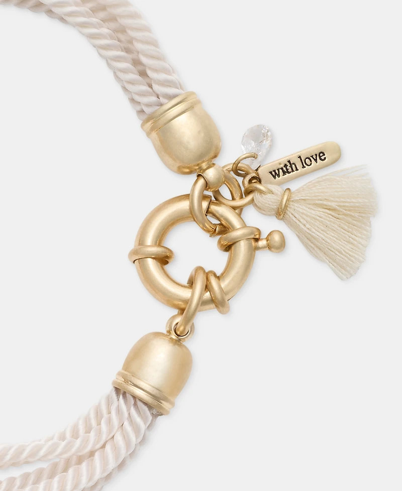 lonna & lilly Beaded Multi-Row Flex Bracelet