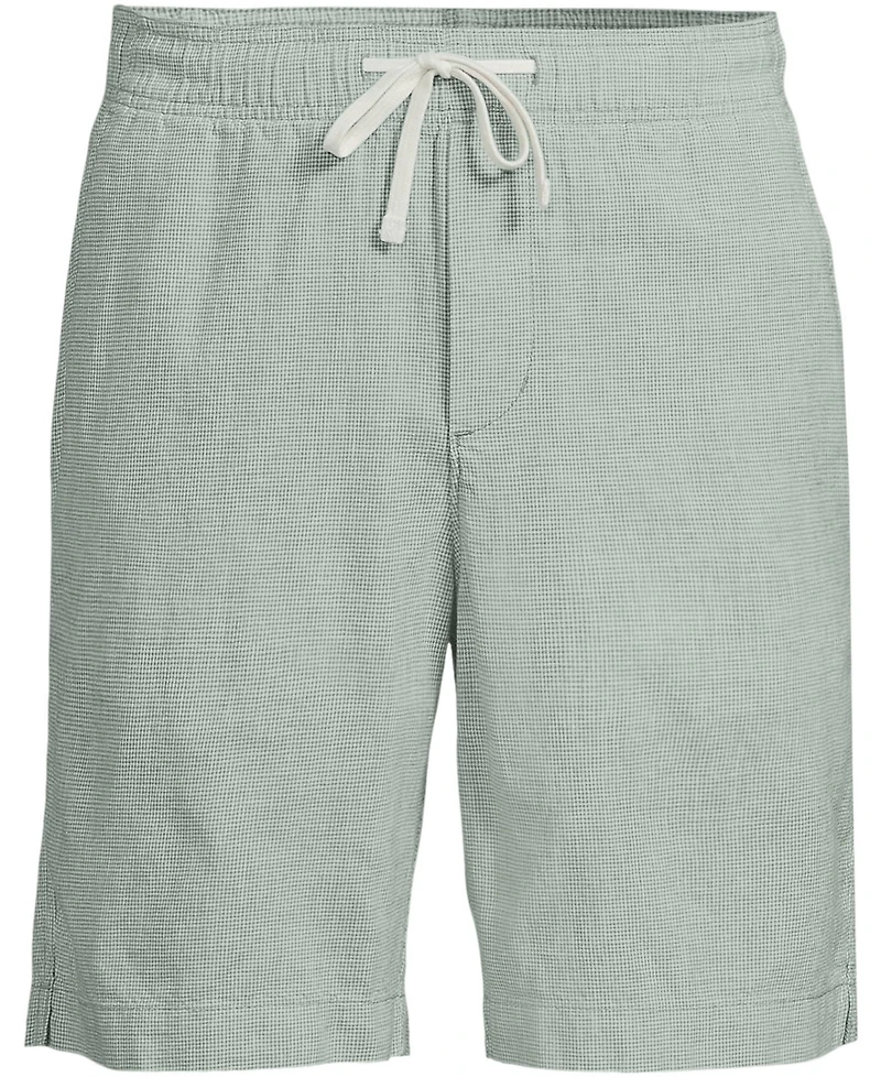 Lands' End Men's 9" Classic Fit Linen Blend Deck Short
