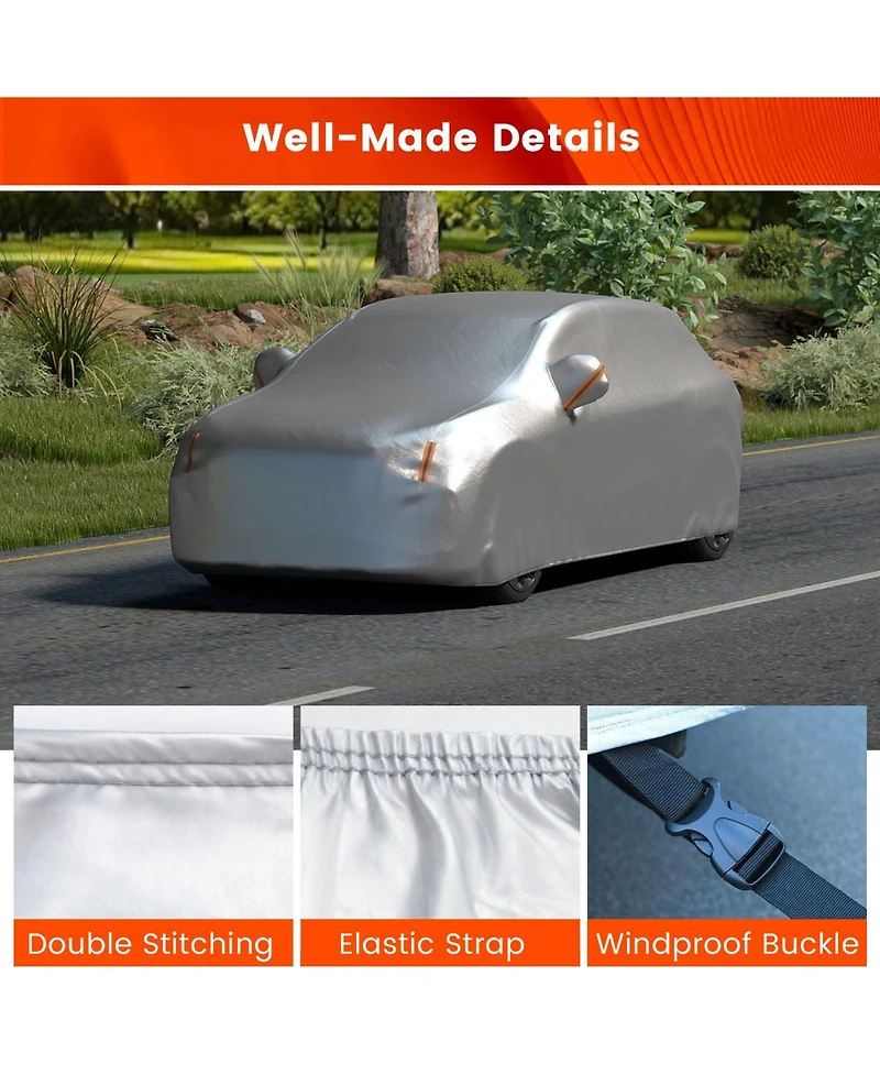 Sugift Car Cover 200 Inch All Weather Protection for SUVs