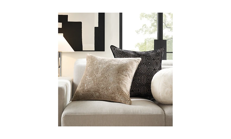Z Gallerie Geode Velvet Pillow 22"