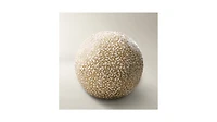 Nouvel Ball Pillow 12" - Ivory/Gold