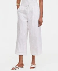 I.n.c. International Concepts Women's Embroidered Wide-Leg Pants, Macy's Exclusive