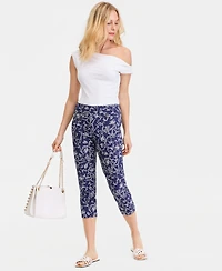 I.n.c. International Concepts Women's Printed Capri Pants, Macy's Exclusive