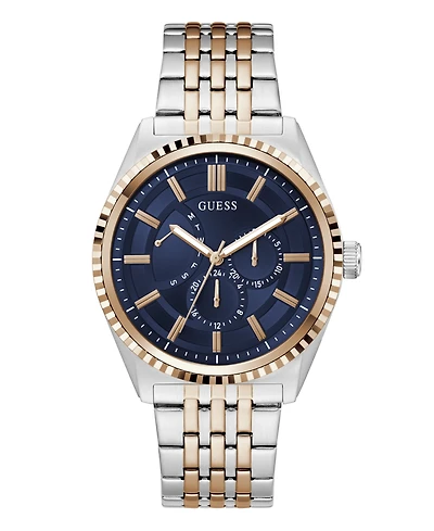 Guess Mens Two-Tone Stainless Steel Multi-Function Watch, 44mm