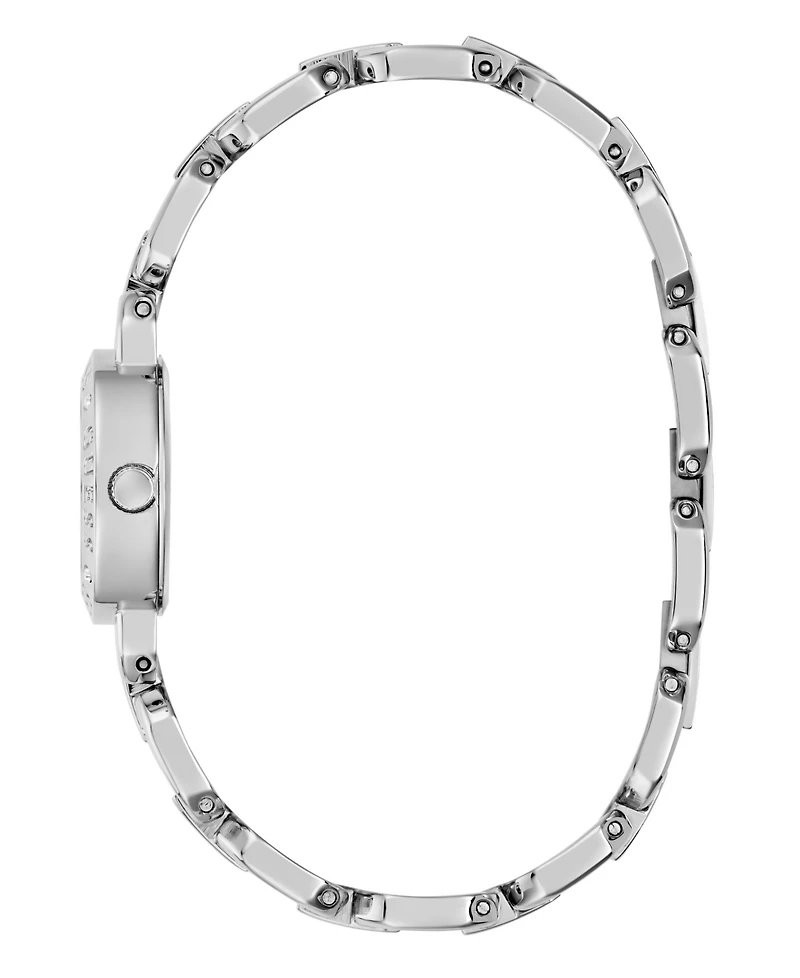 Guess Women's Silver-Tone Stainless Steel Watch, 23mm