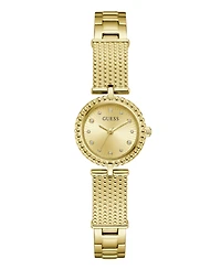 Guess Women's Gold-Tone Stainless Steel Watch, 24mm