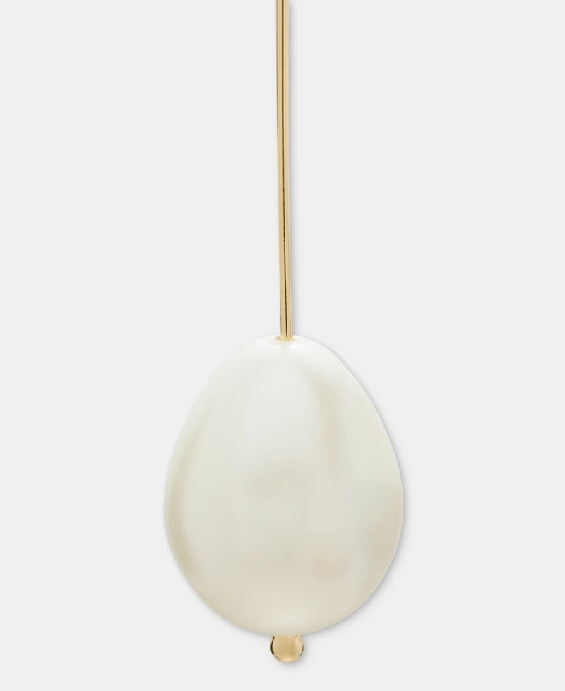Lauren Ralph Lauren Imitation Pearl Threader Earrings