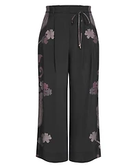 City Chic Women's Plus Size Eternal Side Print Wide Pant