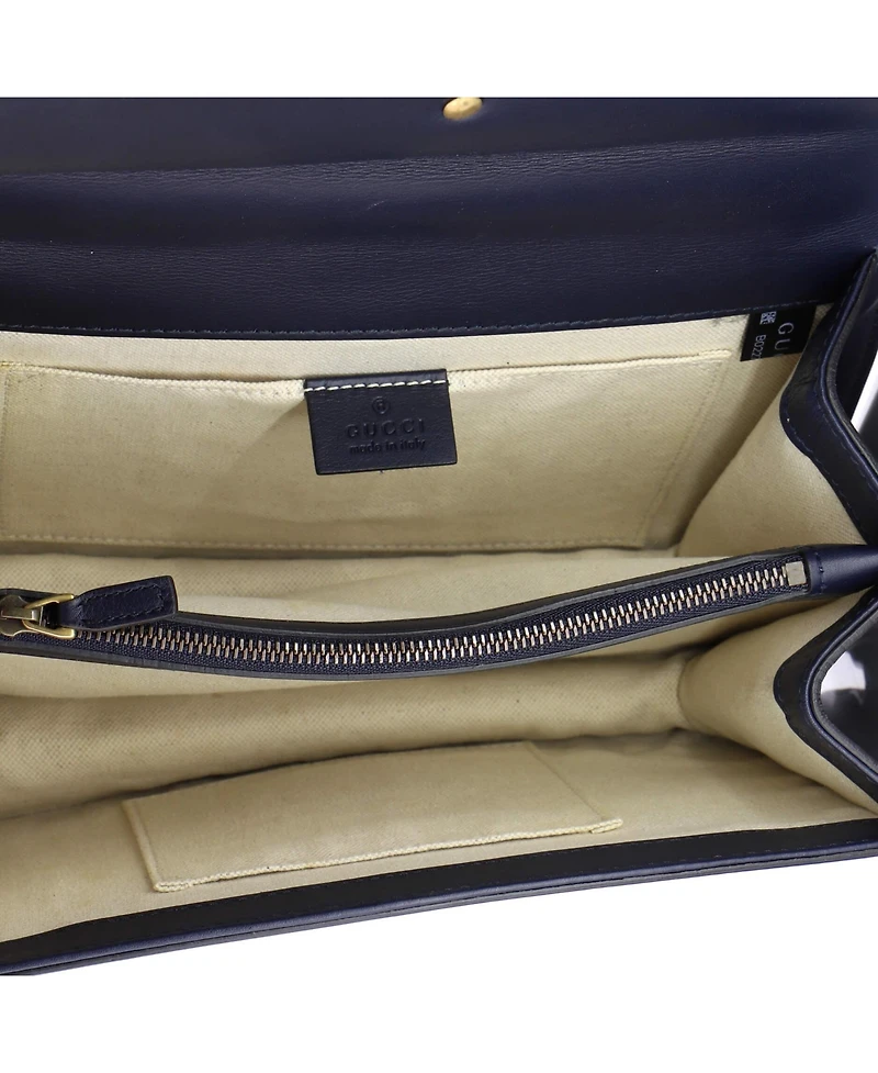 Pre-Owned Gucci Medium Dionysus Bamboo Top Handle Bag Colorblock Leather