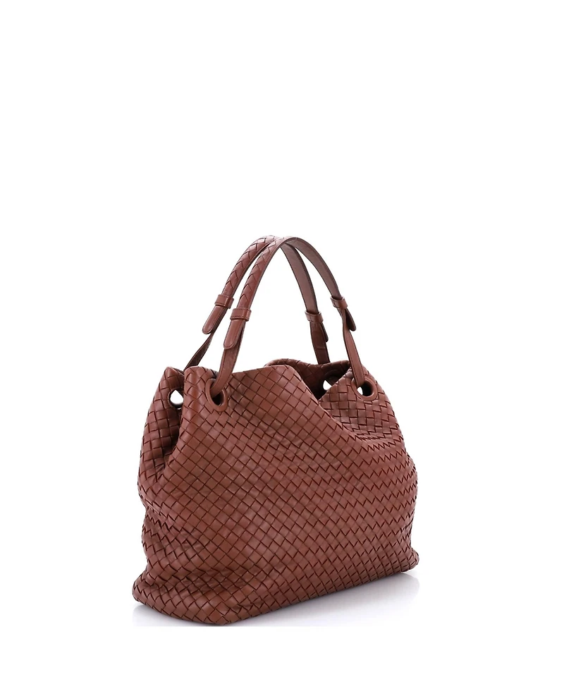 Pre-Owned Bottega Veneta Medium Bella Tote Intrecciato Nappa