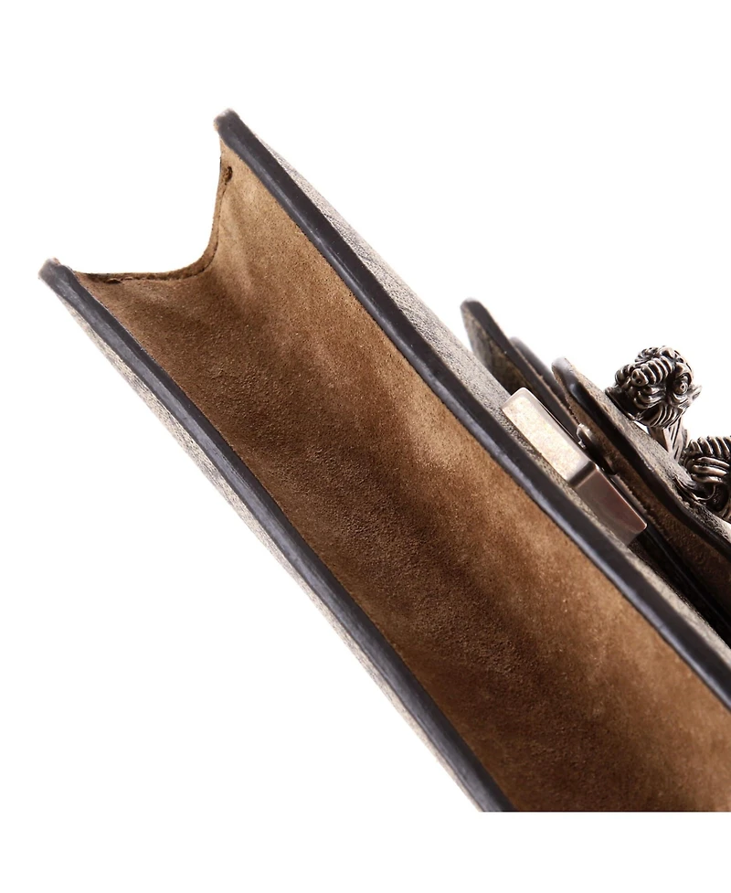 Pre-Owned Gucci Mini Dionysus Bag Gg Coated Canvas